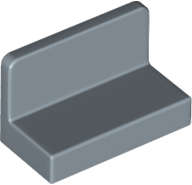 Lego (N) ~ Panel 1 x 2 x 1 with Rounded Corners ~ [Sand Blue]