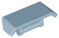 Lego (N) ~ Vehicle Spoiler with Bar Handle ~ [Sand Blue]