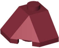 Lego (N) ~ Wedge 2 x 2 (Slope 45 Corner) ~ [Dark Red]