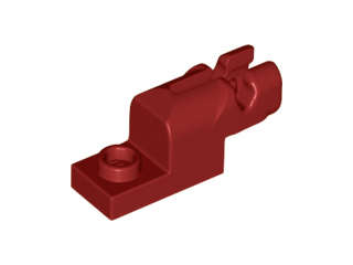Lego (N) ~ Projectile Launcher 1 x 2 Mini Blaster / Shooter ~ [Dark Red]