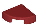 Lego (N) ~ Tile Round 1 x 1 Quarter ~ [Dark Red]
