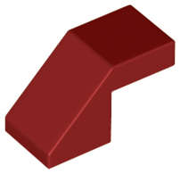 Lego (N) ~ Slope 45 2 x 1 with Cutout without Stud ~ [Dark Red]