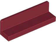 Lego (N) ~ Panel 1 x 4 x 1 ~ [Dark Red]