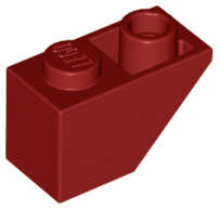 Lego (U) ~ Slope Inverted 45 2 x 1 ~ [Dark Red]