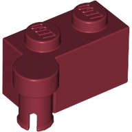 Lego (U) ~ Hinge Brick 1 x 4 Swivel Top ~ [Dark Red]