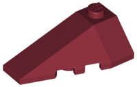Lego (N) ~ Wedge 4 x 2 Triple Left ~ [Dark Red]