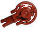 Lego (U) ~ Technic Rotation Joint Ball Loop with 2 Perpendicular Pins with Friction ~ [Dark Red]
