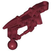 Lego (U) ~ Bionicle Toa Hordika Arm Upper Section with Ball Joint ~ [Dark Red]