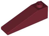 Lego (U) ~ Slope 18 4 x 1 ~ [Dark Red]