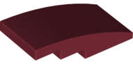 Lego (N) ~ Slope Curved 4 x 2 ~ [Dark Red]
