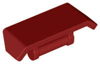 Lego (N) ~ Vehicle Spoiler with Bar Handle ~ [Dark Red]