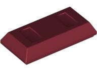 Lego (N) ~ Minifigure Utensil Ingot 1 x 2 ~ [Dark Red]