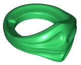 Lego (U) ~ Minifigure Bandana Ninja ~ [Green]