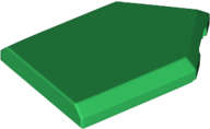 Lego (N) ~ Tile Modified 2 x 3 Pentagonal ~ [Green]