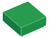 Lego (N) ~ Tile 1 x 1 ~ [Green]