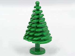 Lego (U) ~ Plant Tree Pine Large 4 x 4 x 6 2/3 ~ [Green]