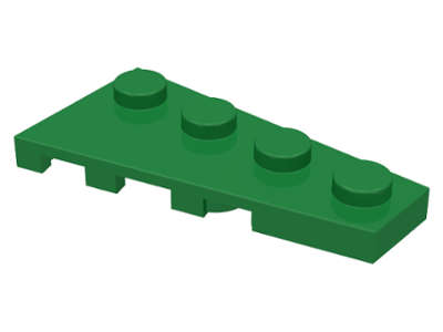 Lego (N) ~ Wedge Plate 4 x 2 Right ~ [Green]