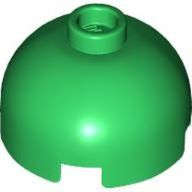 Lego (N) ~ Brick Round 2 x 2 Dome Top ~ [Green]