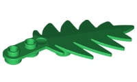 Lego (N) ~ Plant Tree Palm Leaf Small 8 x 3 ~ [Green]