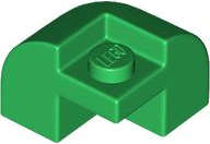 Lego (N) ~ Slope Curved 2 x 2 x 1 1/3 Corner Round with Recessed Stud ~ [Green]