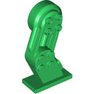 Lego (N) ~ Large Figure Leg Left with Black Rotation Joint Pin ~ [Green]