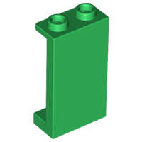 Lego (U) ~ Panel 1 x 2 x 3 with Side Supports - Hollow Studs ~ [Green]