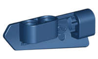 Lego (N) ~ Technic Panel Fairing #21 Very Small Smooth Side B ~ [Dark Blue]