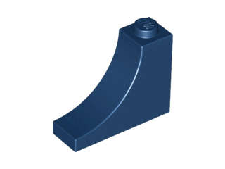Lego (N) ~ Arch 1 x 3 x 2 Inverted ~ [Dark Blue]