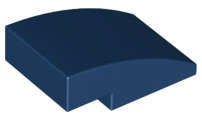 Lego (N) ~ Slope Curved 3 x 2 ~ [Dark Blue]