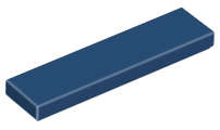 Lego (N) ~ Tile 1 x 4 ~ [Dark Blue]