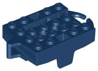 Lego (N) ~ Vehicle Base 4 x 5 Roller Coaster Car ~ [Dark Blue]