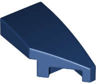 Lego (N) ~ Wedge 2 x 1 x 2/3 Right ~ [Dark Blue]