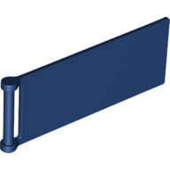 Lego (N) ~ Flag 7 x 3 with Bar Handle ~ [Dark Blue]
