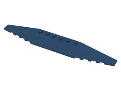 Lego (U) ~ Wedge 2 x 16 Triple ~ [Dark Blue]
