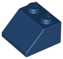 Lego (N) ~ Slope 45 2 x 2 ~ [Dark Blue]