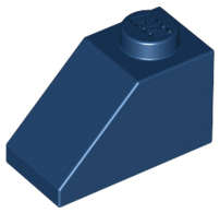 Lego (N) ~ Slope 45 2 x 1 ~ [Dark Blue]