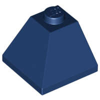 Lego (N) ~ Slope 45 2 x 2 Double Convex Corner ~ [Dark Blue]