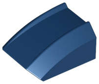 Lego (N) ~ Slope Curved 2 x 2 Lip ~ [Dark Blue]