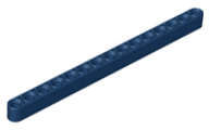 Lego (U) ~ Technic Liftarm Thick 1 x 15 ~ [Dark Blue]