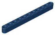 Lego (U) ~ Technic Liftarm Thick 1 x 11 ~ [Dark Blue]