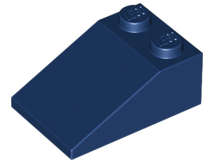 Lego (N) ~ Slope 33 3 x 2 ~ [Dark Blue]
