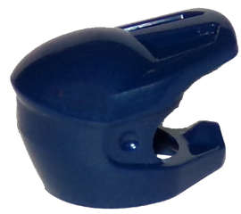 Lego NEW - Minifigure Headgear Helmet Dirt Bike~ [Dark Blue]