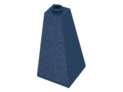 Lego (N) ~ Slope 75 2 x 2 x 3 Double Convex ~ [Dark Blue]