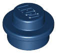 Lego (N) ~ Plate Round 1 x 1 ~ [Dark Blue]