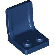 Lego (N) ~ Minifigure Utensil Seat / Chair 2 x 2 ~ [Dark Blue]