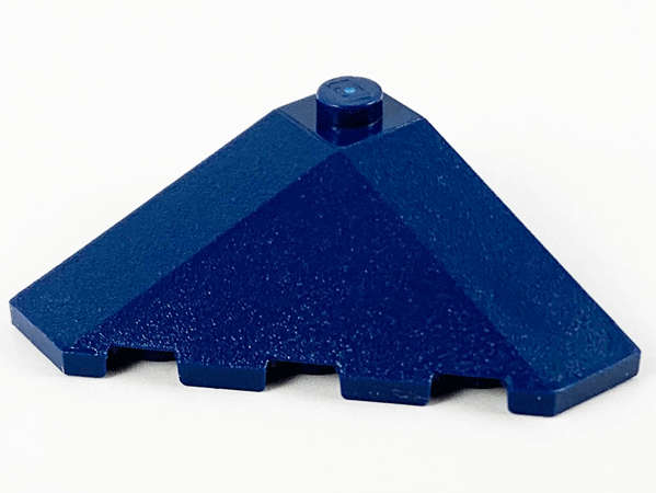 Lego (N) ~ Wedge 4 x 4 (Slope 18 Corner) ~ [Dark Blue]