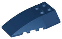 Lego (N) ~ Wedge 6 x 4 Triple Curved ~ [Dark Blue]