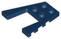 Lego (U) ~ Wedge Plate 4 x 4 ~ [Dark Blue]