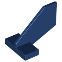 Lego (U) ~ Tail Shuttle Small ~ [Dark Blue]