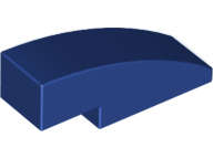 Lego (U) ~ Slope Curved 3 x 1 ~ [Dark Blue]